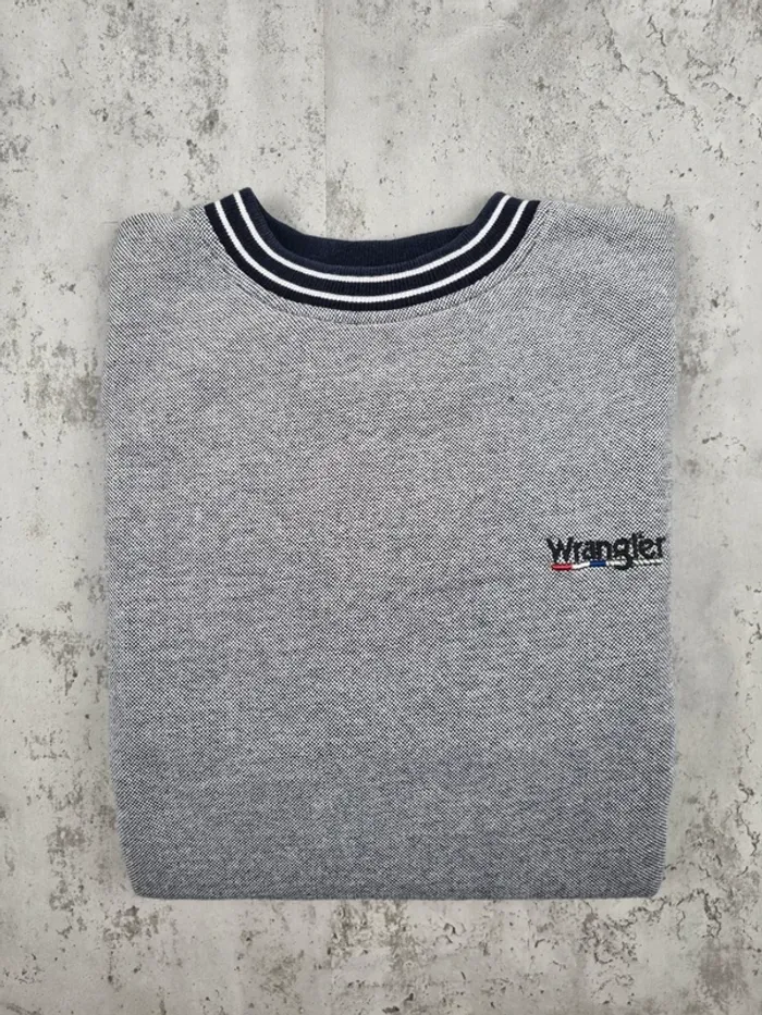Sweat Wrangler gris chiné – Taille M Homme - photo numéro 2