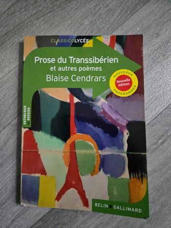 Prose du transsibérien et autres poèmes