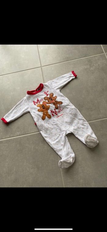 Pyjama mixte Noël Mickey et Minnie Disney 6 mois