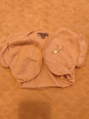 Gilet 6 mois rose