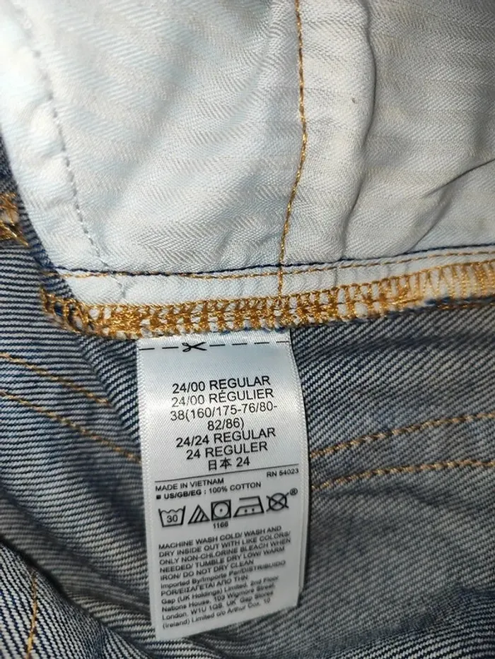 Jeans taille haute GAP bleu Taille S - Le confort d'un basique intemporel ! - photo numéro 7