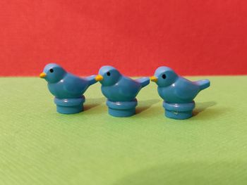 Lot 3 oiseaux bleus Lego - en parfait état - vrai Lego
