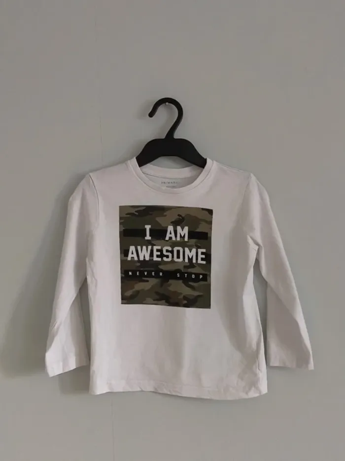 T-shirt manche longue garçon