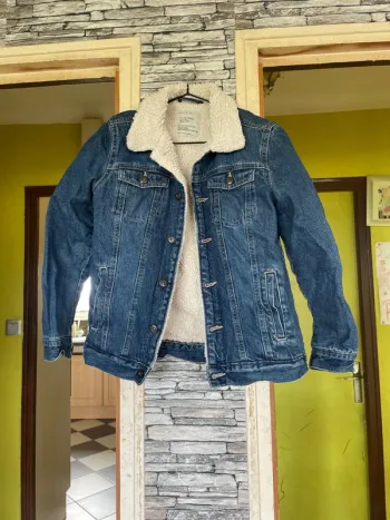 Veste en jean fourrure garçon 12 ans