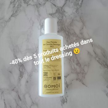 Bomoï eau florale bio de carotte sauvage régénérante et tonifiante 100 mL