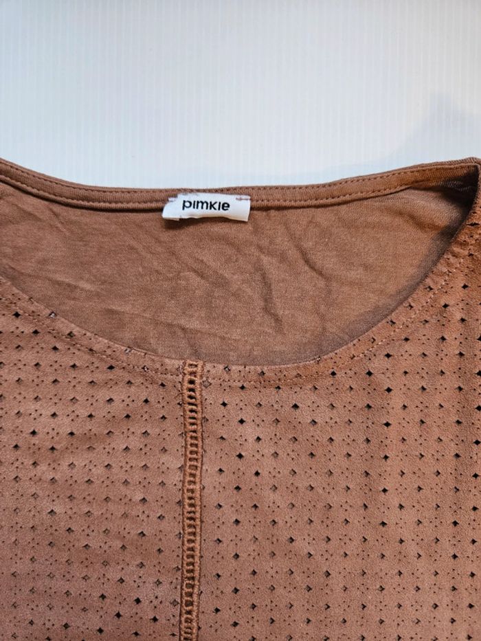Top suédine taille M - photo numéro 2