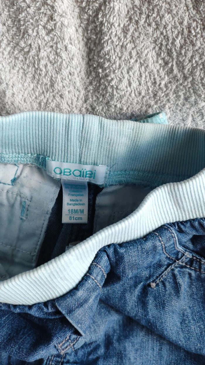 Lot de 2 shorts obaibi 18 mois - photo numéro 4