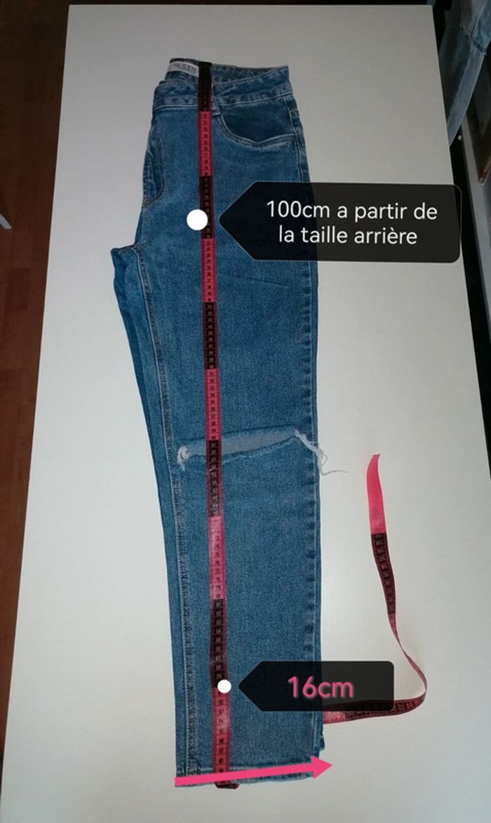 Jeans bi-couleurs M Queen Hearts - photo numéro 11