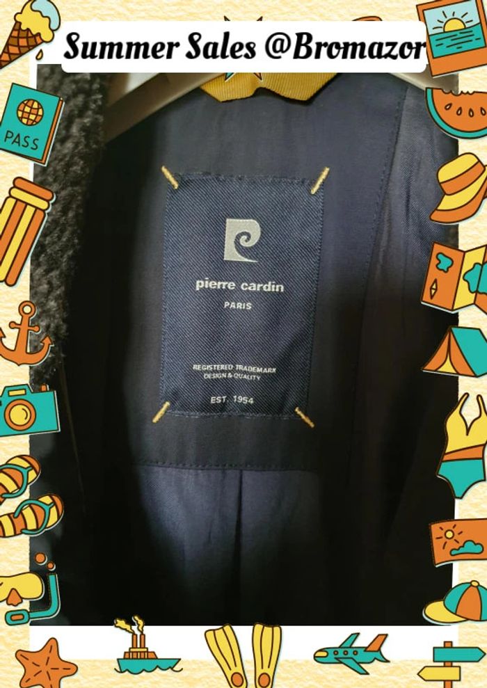 Imperméable bleu marine vintage Pierre Cardin taille 54 EU (2XL) - photo numéro 6