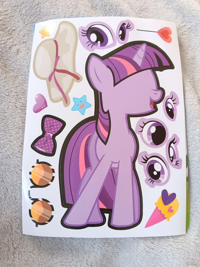 Puzzle stickers my little pony twilight sparkle