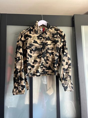 Veste en jean camouflage Jennyfer taille XS