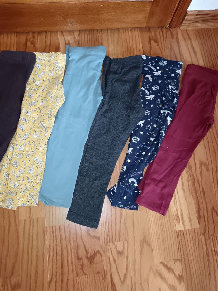 Lot 3 ans leggins coton Kiabi & Young Dimension - photo numéro 3