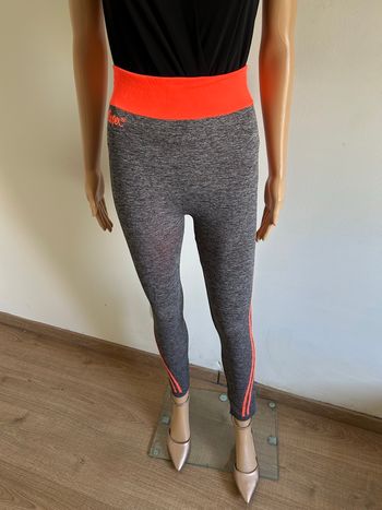 Legging gris et orange fluo Lee Cooper taille L/XL bon état (léger défaut)