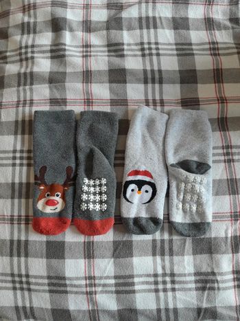 Lot de paires de chaussettes épaisses antidérapante