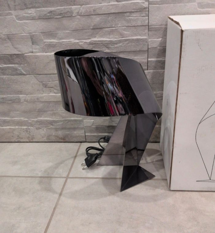 Lampe de table en métal Habitat Ribbon - photo numéro 2