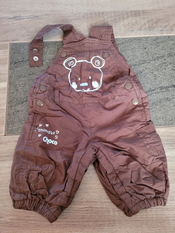 Salopette ouverture entre jambes- petit kimbaloo 1 mois
