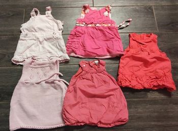 Lot de 5 robes 6 mois