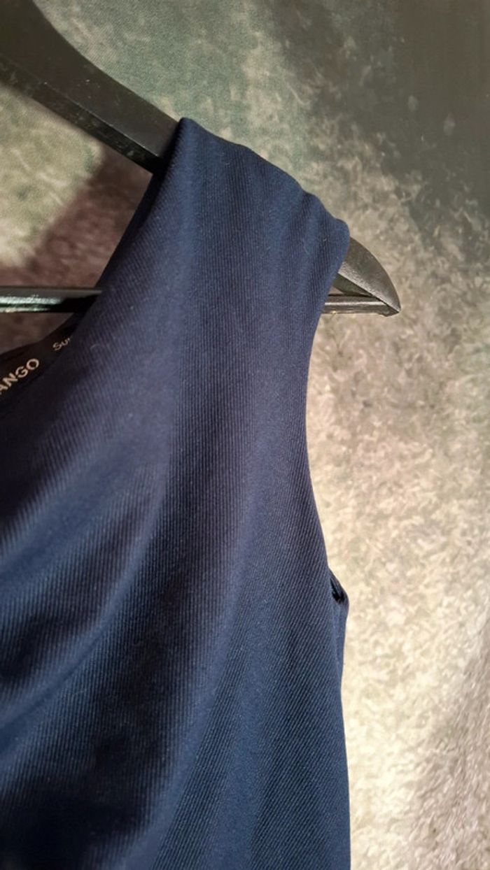 Robe asymétrique bleu marine - photo numéro 4