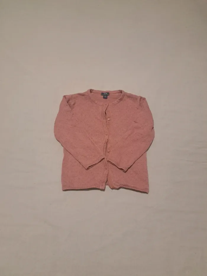 Gilet a bouton 24 mois