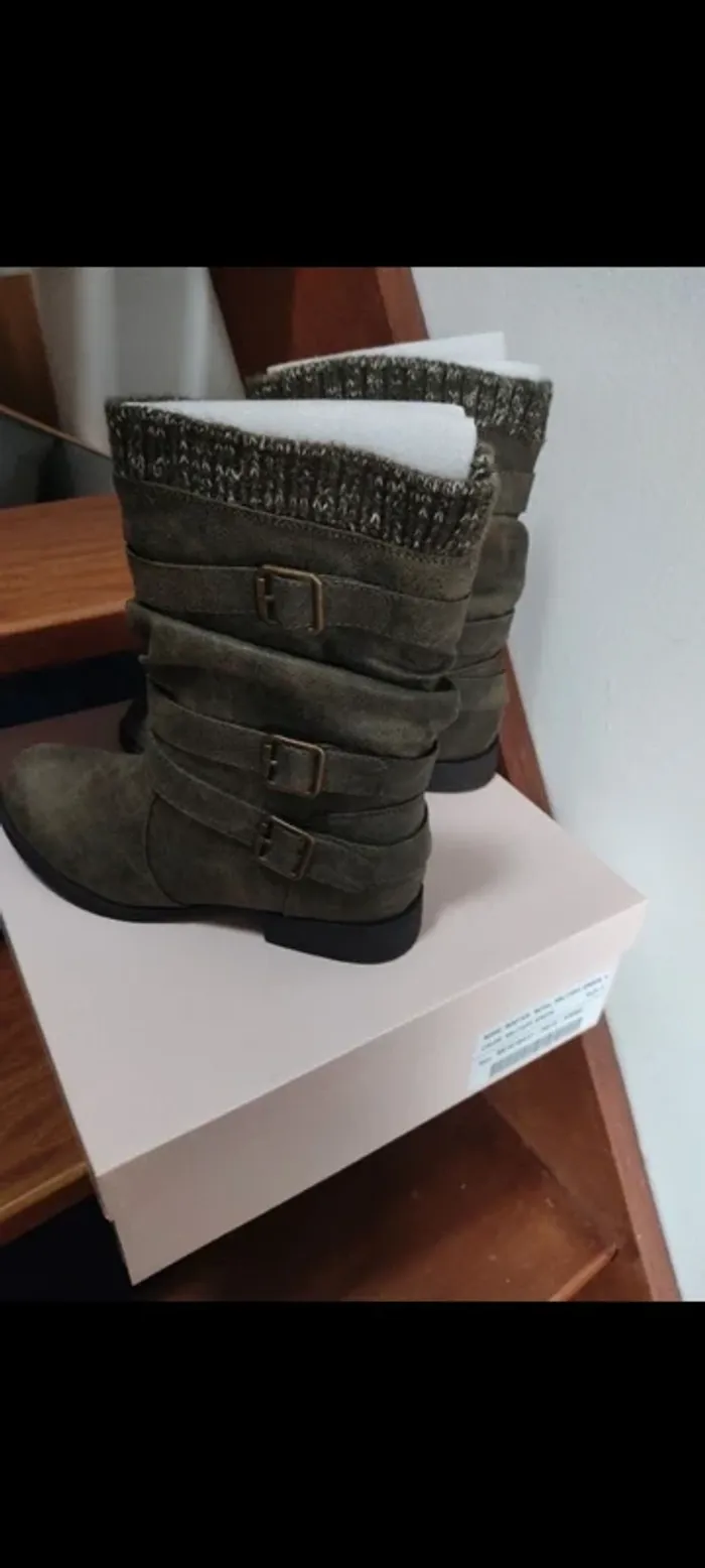 JustFab Bottines militaire taille 36,5 nzuf - photo numéro 5