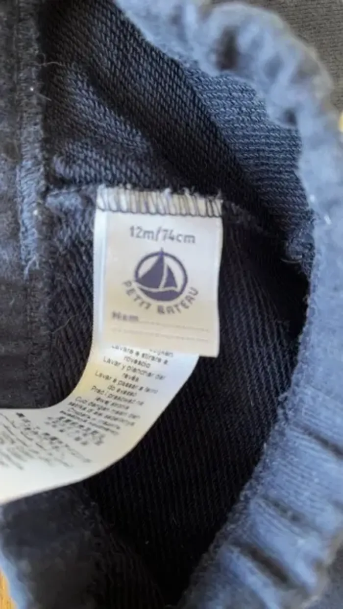 Pantalon Petit Bateau 12 mois - photo numéro 3