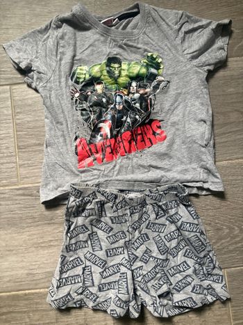 Pyjama été garçon avengers 