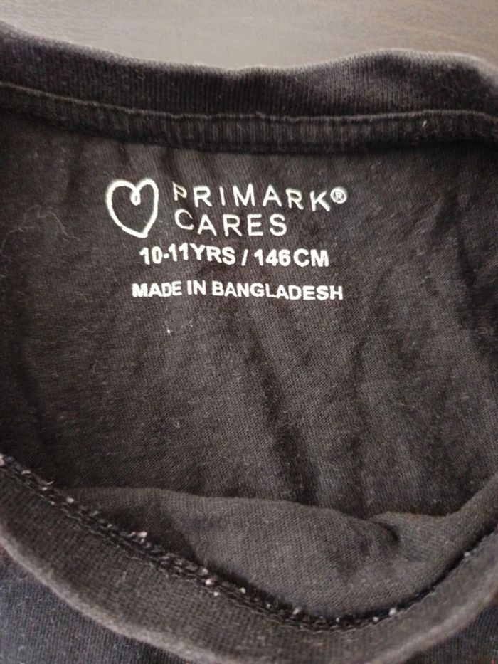 Tee shirts Primark cares noir - photo numéro 3