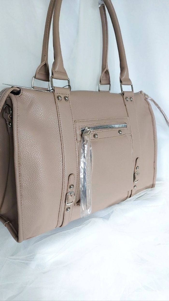 Sac cabas beige taupe Flora Co - photo numéro 3