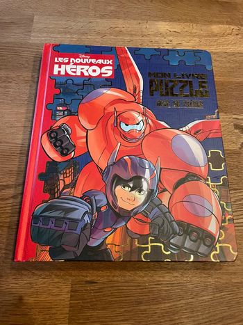 Livre Puzzle Mon livre puzzle avec 50 pièces Les nouveaux héros