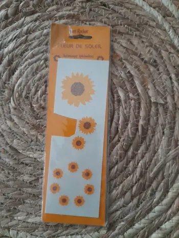 Tatouage éphémère tournesol