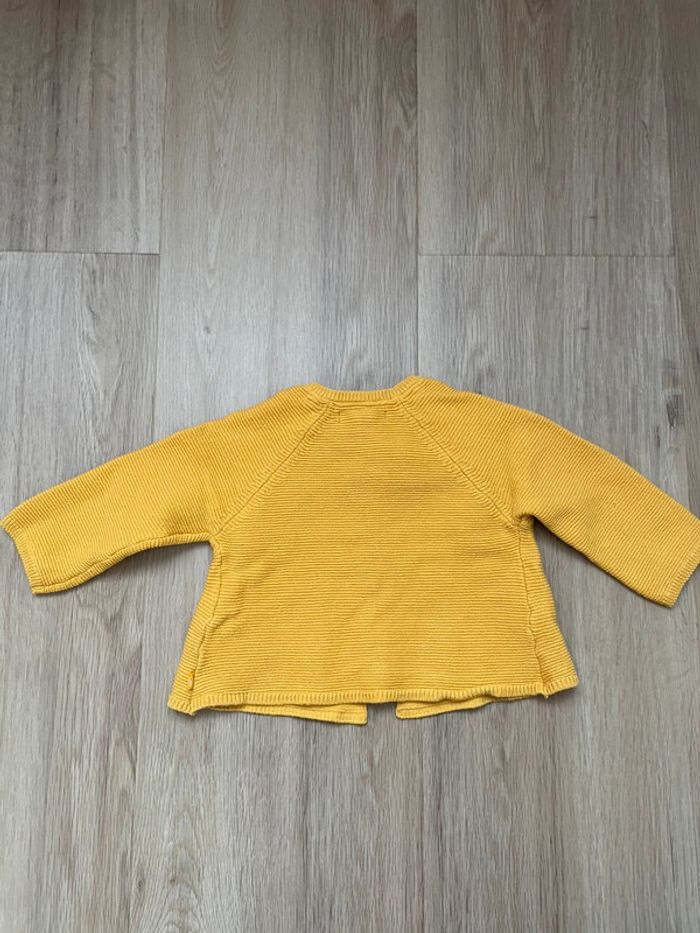 Gilet Obaïbi jaune 6 mois - photo numéro 2