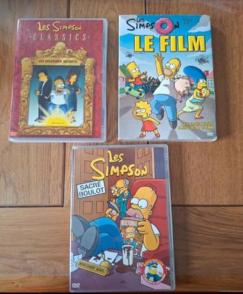 Lot DVD Les Simpson