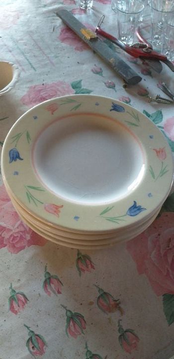 Lot assiettes à dessert