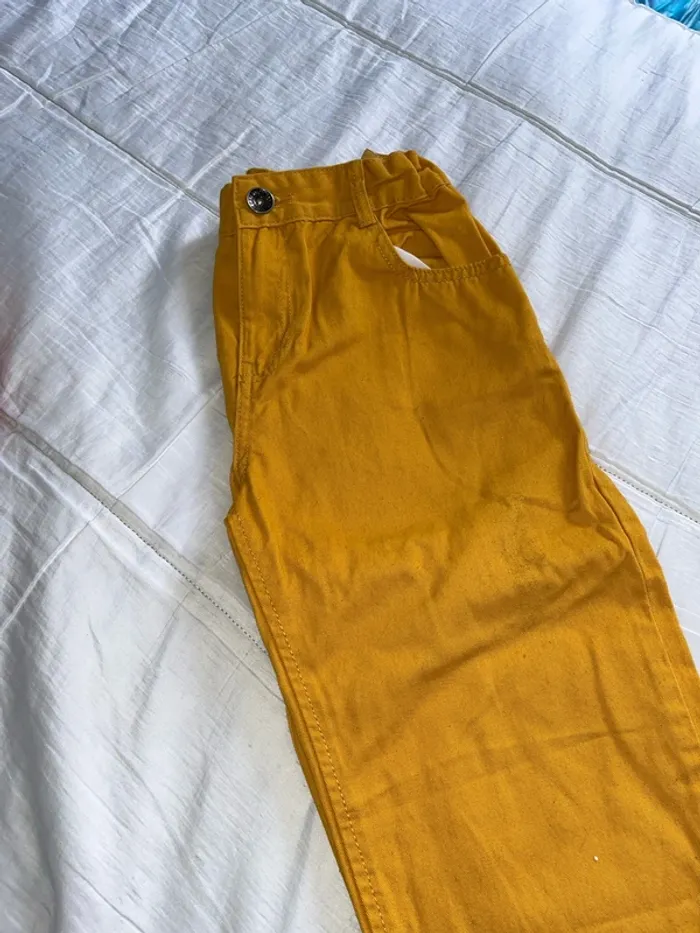 Pantalon moutarde garçon - photo numéro 2