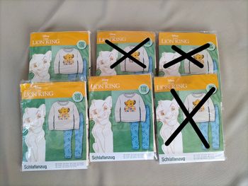 🤍 Lot de 3  pyjama Simba - Neuf - Disney 🤍