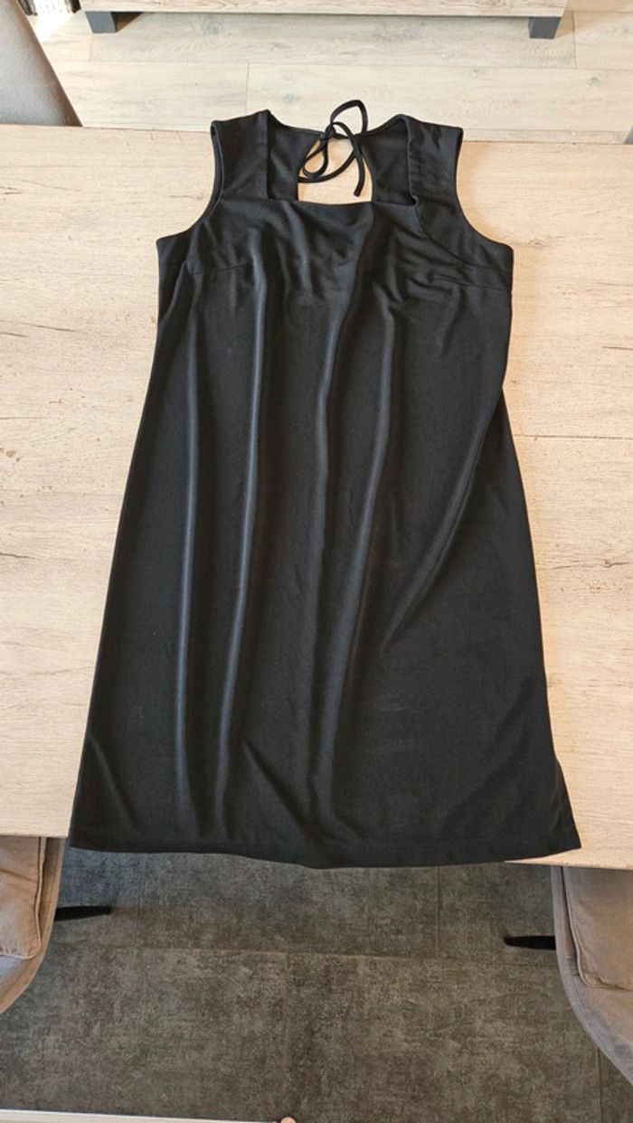 Robe courte classique noire sans manche, La Redoute, 44/46, nickel - photo numéro 3
