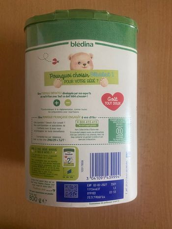 Lait en poudre bébé 