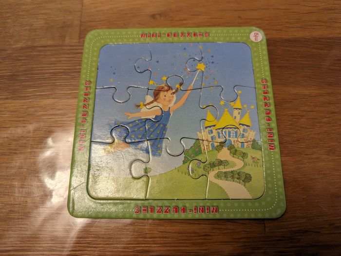 Lot de 3 mini puzzles 9 pièces - photo numéro 3