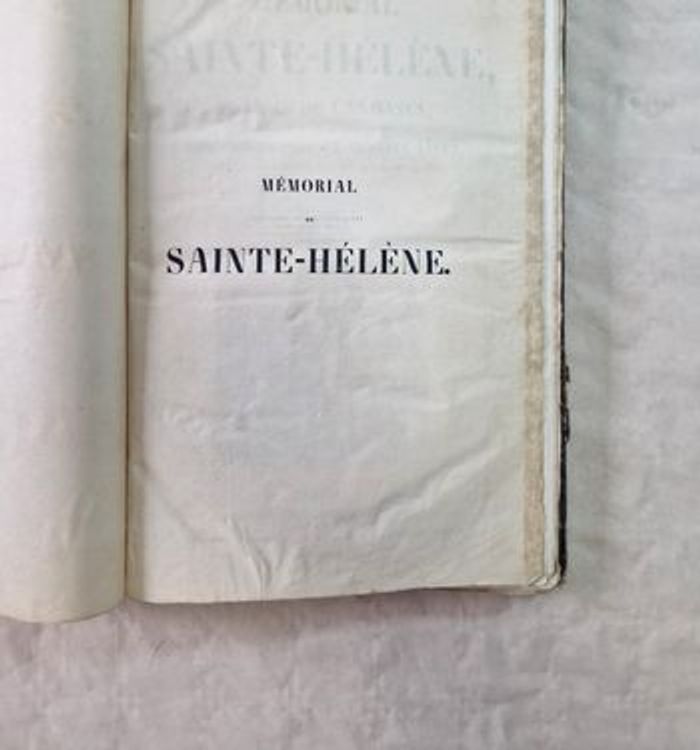 Livre ancien  , Mémorial de Sainte Helene  , Las Cases ,  librairie éditeur Gustave barba  ,  1844 - photo numéro 6