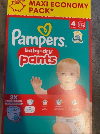 Pampers pants taille 4