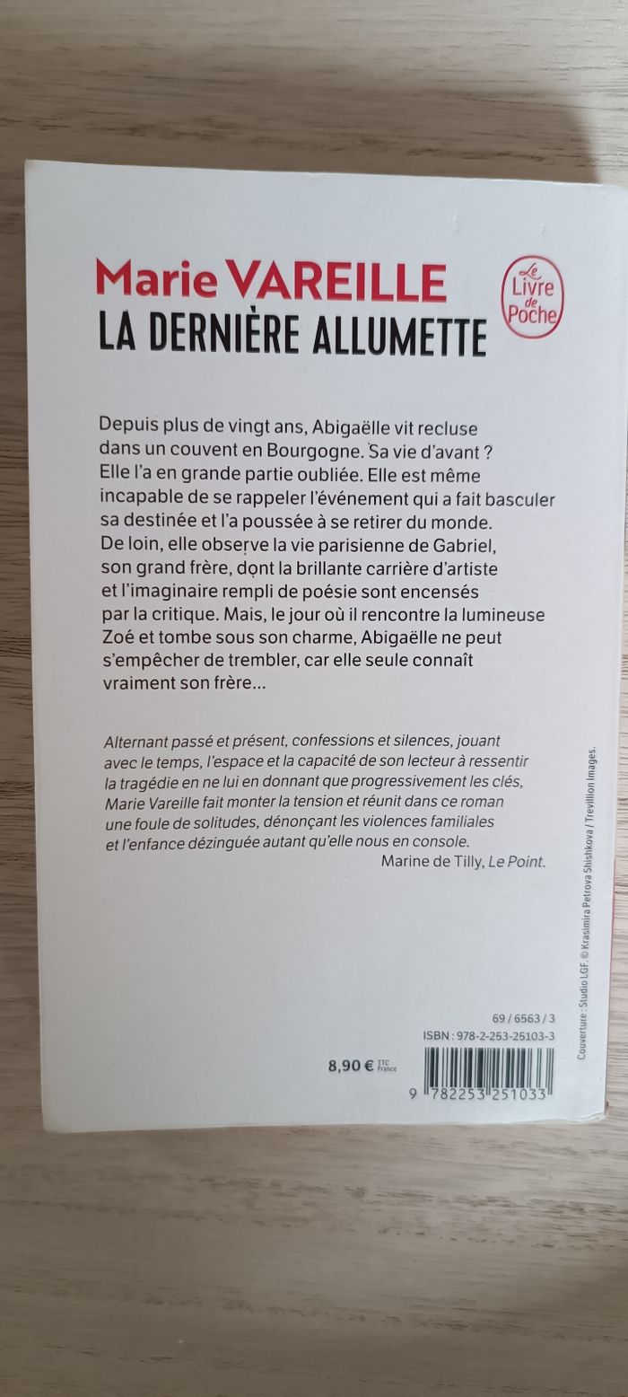 Livre " La dernière allumette". - photo numéro 2