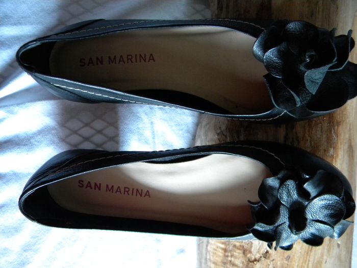 ballerines à talon T37 san marina - photo numéro 5