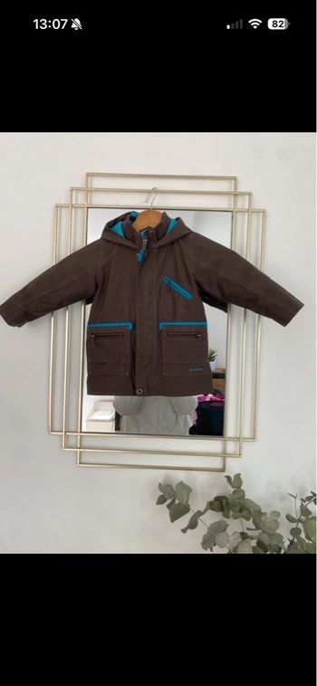 Manteau réversible polaire