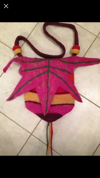 Sac bandoulière feuille hippiestyle
