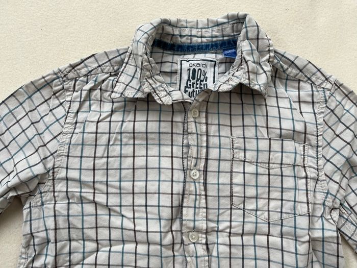 Chemise à carreaux 6 ans - photo numéro 3