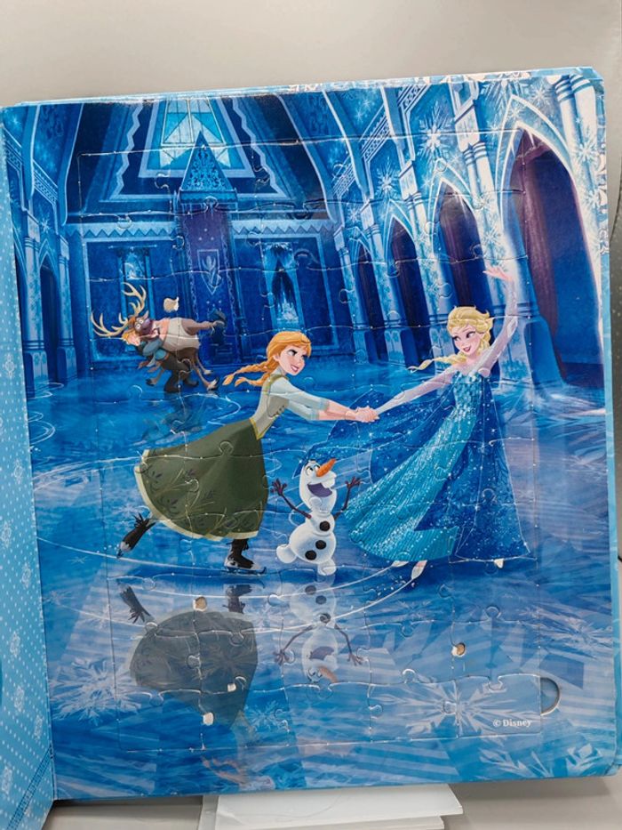 Livre puzzle reine des neiges - photo numéro 7