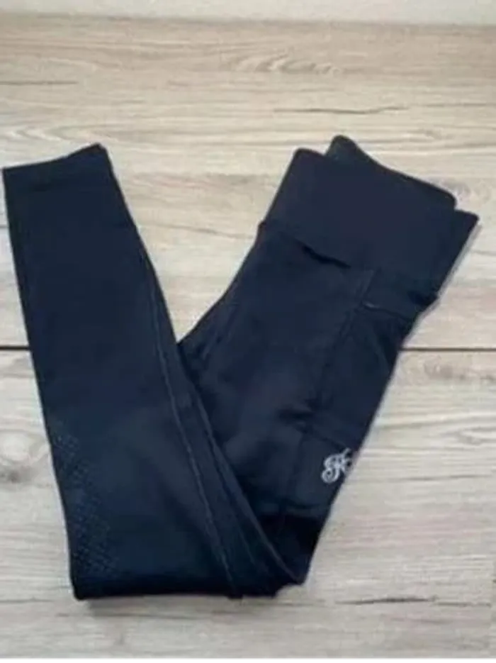 Legging Équitation Kingsland Bleu – Taille S – Très Bon État Grip