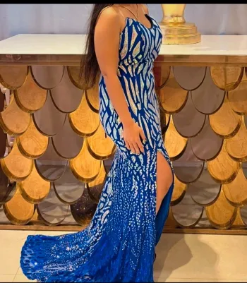 Robe bleu azur Taille M
