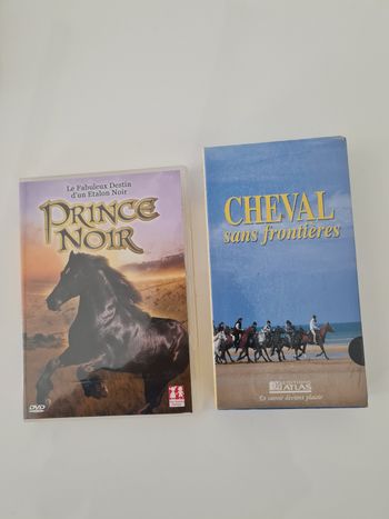 Lot vsh et dvd cheval