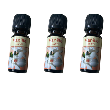 Lot 3 Huiles Vanille  Duftöl de 10 ml  Neuf